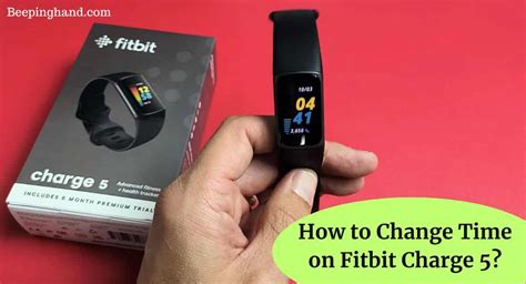 fitbit charge 5 clock settings.